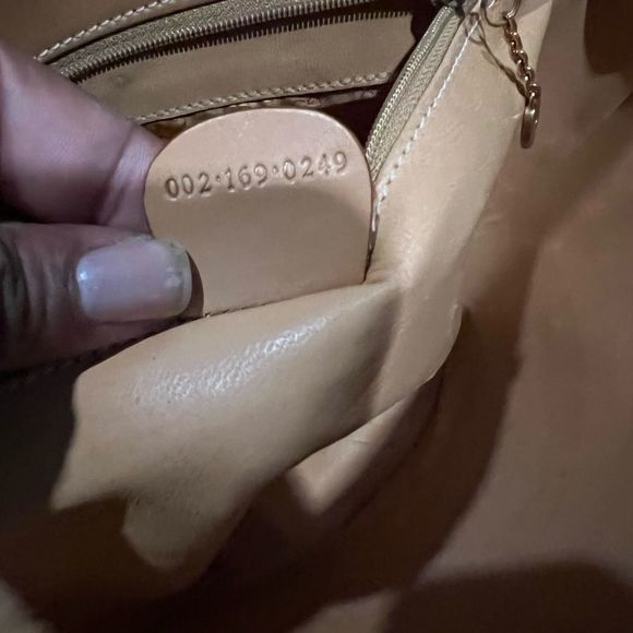 Vintage Gucci Canvas & Vachetta Leather Beach Bag - Picture 8 of 16